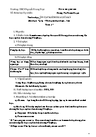 Giáo án Vật lí 8 - Tuần 27 - Khổng Thị Thanh