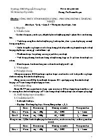Giáo án Vật lí 8 - Tuần 29-32 - Khổng Thị Tha