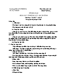 Giáo án Vật lí 8 - Tuần 5 - Năm học 2021-2022