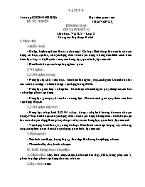 Giáo án Vật lí 8 - Tuần 7 - Năm học 2021-2022