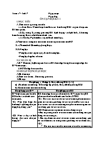 Giáo án Vật lí Lớp 8 - Tuần 17