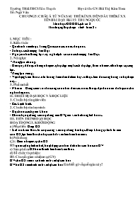 Kế hoạch bài dạy Lịch sử 8 - Tuần 21 - Năm họ