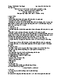 Kế hoạch bài dạy Ngữ văn 8 - Tuần 42-52 - Năm