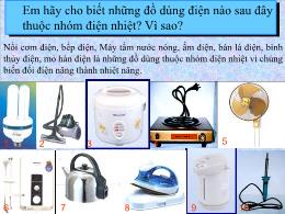 Bài giảng Công nghệ 8 - Tiết 22: Đồ dùng loại