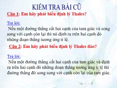 Bài giảng môn Toán Lớp 8 (Cánh diều) - Bài 3: