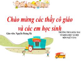 Bài giảng Ngữ văn 8 - Vịnh khoa thi hương - N
