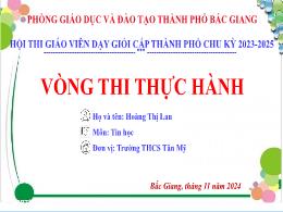 Bài giảng Tin học 8 (Kết nối tri thức) - Bài 