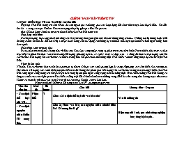 Giáo án Ngữ văn 8 - Chủ đề 3: Văn bản thông t